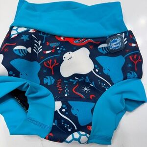 Splash About Kids Swim Diaper Cover - Blue Sea Adventure